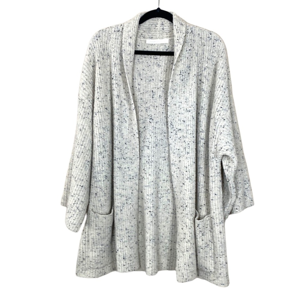 Creatures of Comfort Wool Chunky Knit Marled Duster Cardigan Sweater sz Medium - Picture 4 of 8